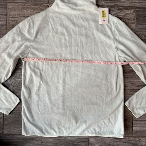 Westbound Womens Light Blue Fleece Mock Neck Long Sleeve Size S Comfort NormCore - Picture 3 of 5